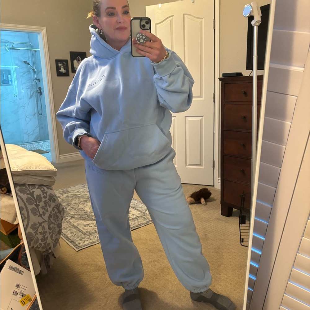 COMFRT Light Blue Hoodie and Sweatpants Set